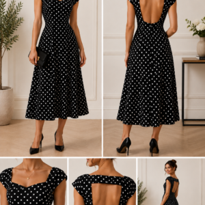 Robe à pois